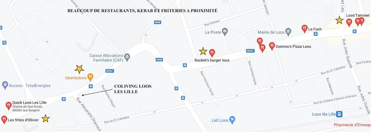 Coliving Tout Confort- Loos Les Lille-Maison Partagee-7 Chambres-5 Sdb-6Wc-Loos Les Lille ภายนอก รูปภาพ
